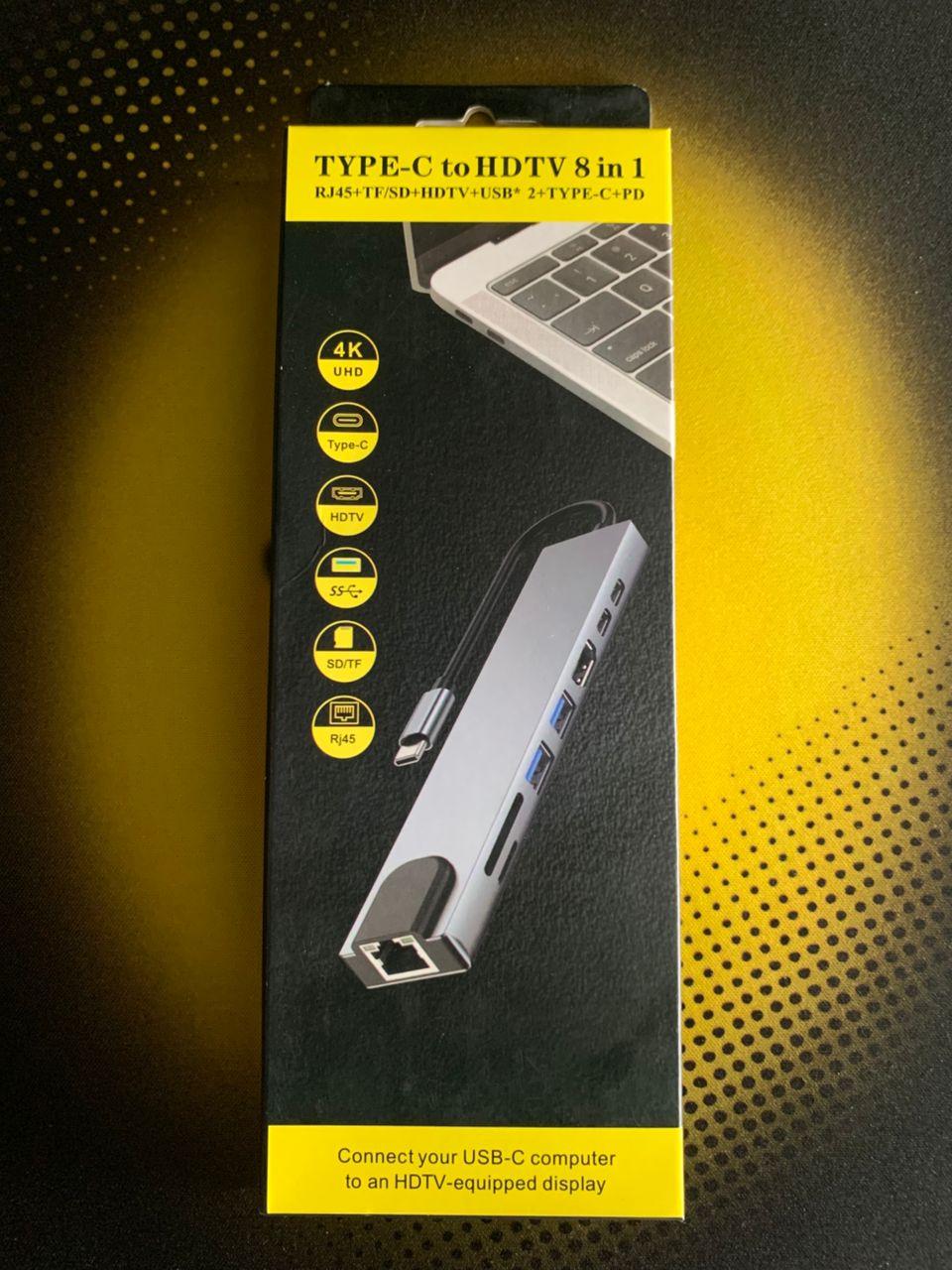 Multifunction 8 in 1 HUB USB C